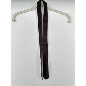 Paul Smith Brown Polka Dot Mens Tie Narrow 6cm NWT 125$
